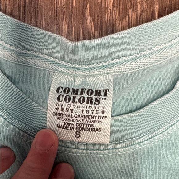 Martha's Vineyard Massachusetts Comfort Colors Teal blue Size Small - Picture 3 of 4